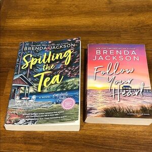 Brenda Jackson Paperback Novels - "Spilling the Tea" & "Follow Your Heart"